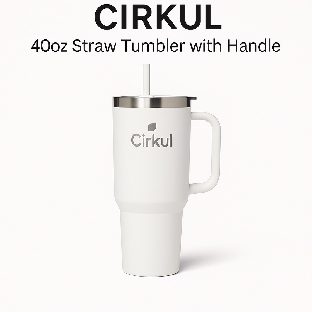 Cirkul StrawSip™ Tumbler 40oz with Handle